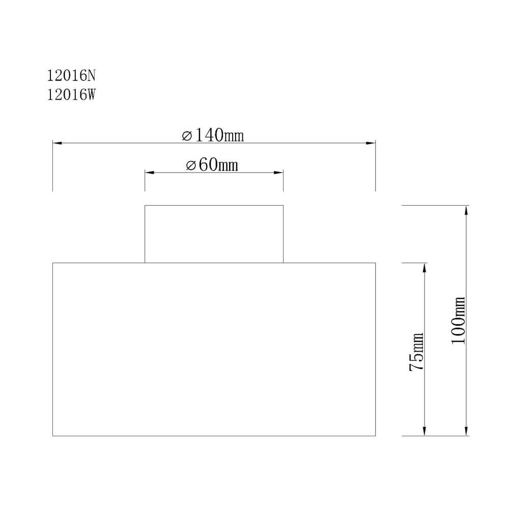 Plafondlamp Jenny wit Ø 14cm Globo 9007371391684