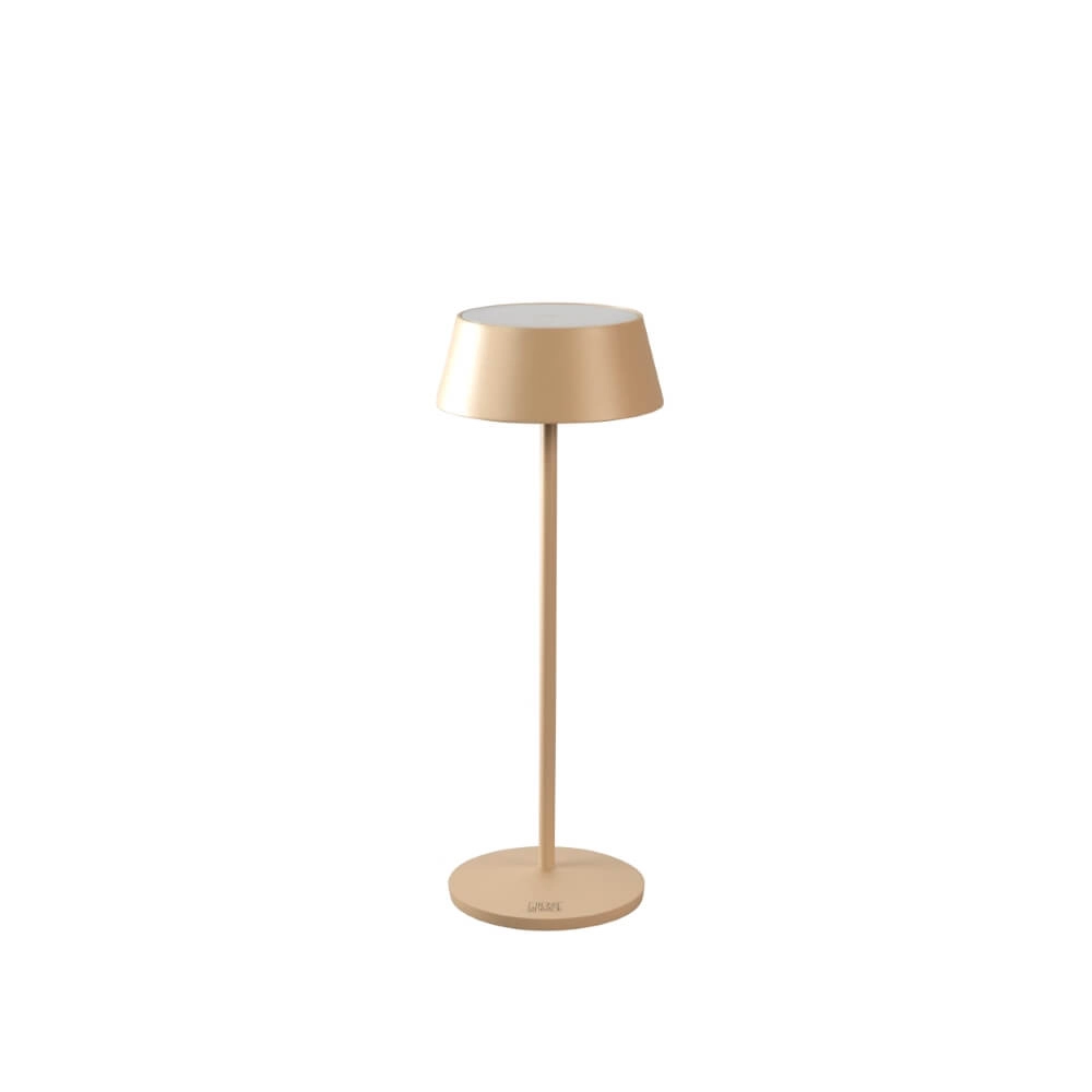 Oplaadbare tafellamp Menton zand bruin KonstSmide 7318307839333