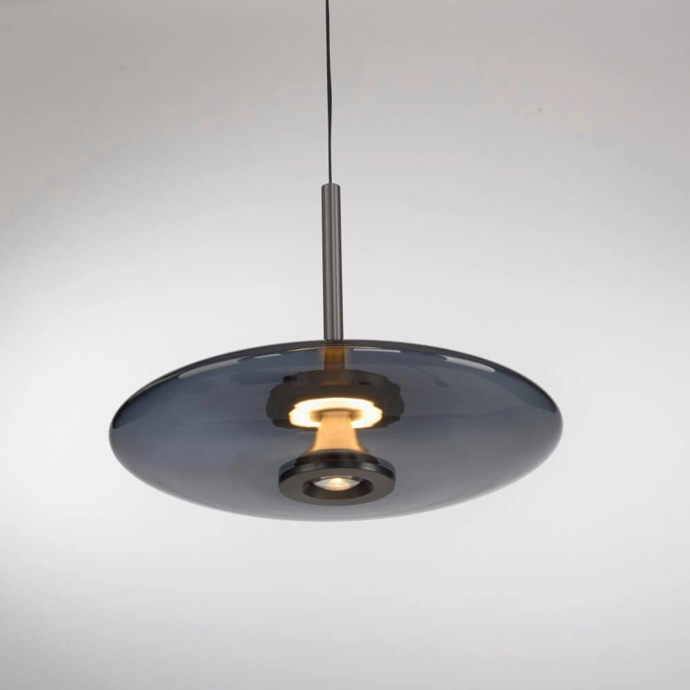 Hanglamp Pure E-Vitrum design grijs Paul Neuhaus 4012248382684