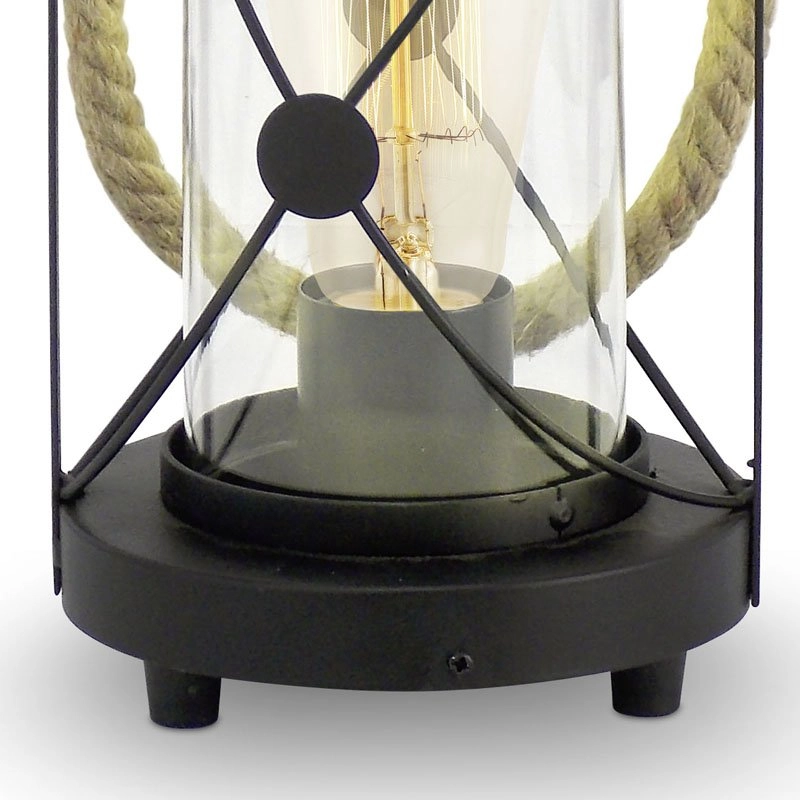 Tafellamp Bradford antiek zwart Eglo 9002759492830