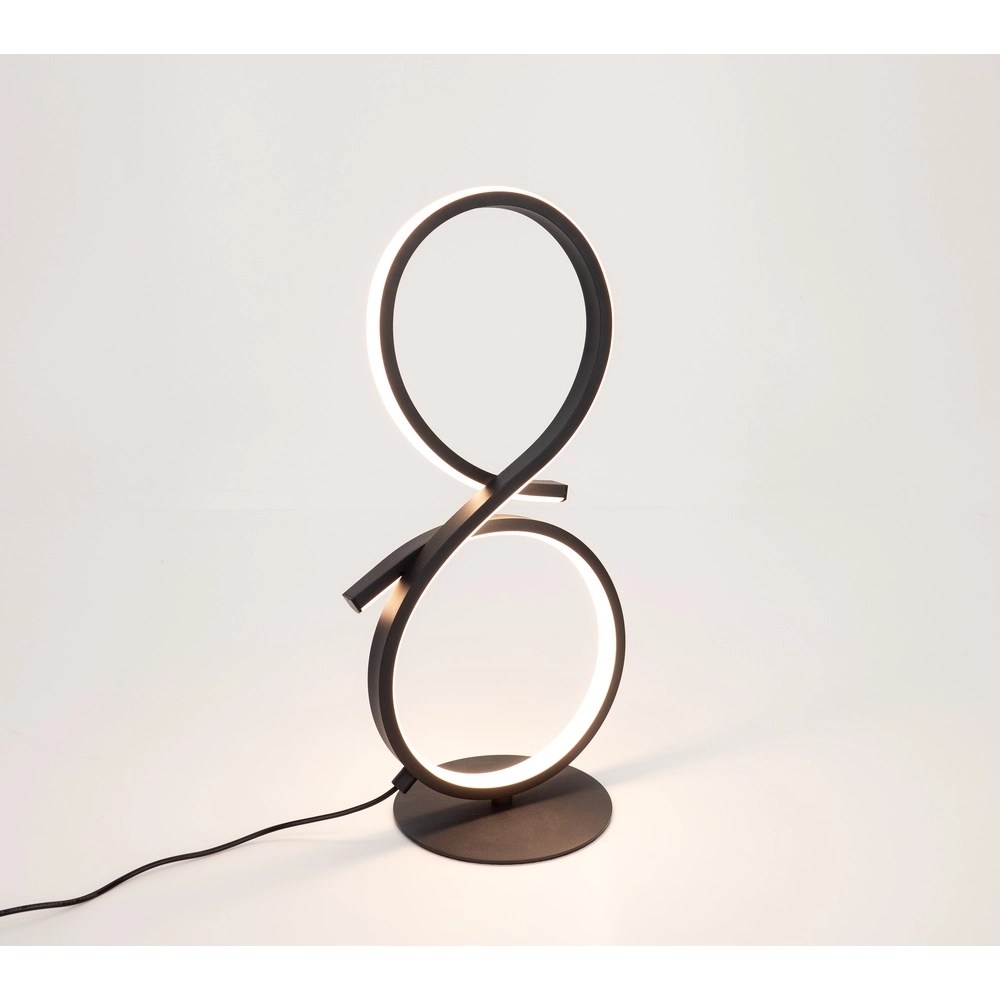 Moderne led tafellamp Serpins 40cm - zwart