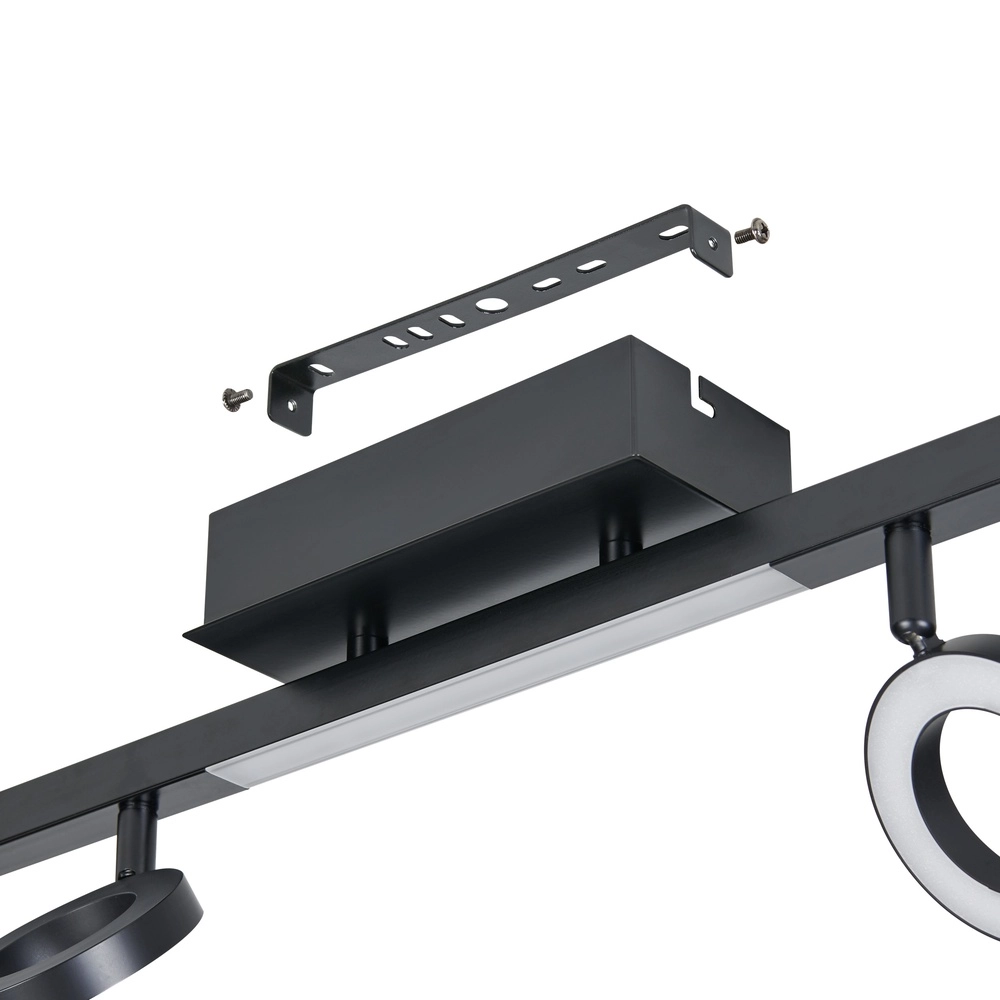 Zwarte led plafondlamp Cardillio 1 160cm Eglo 9008606255986