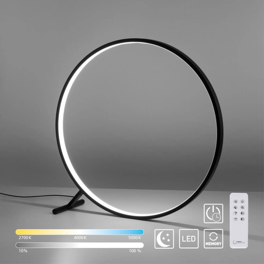 Vloerlamp Hula uniek design Ø 80cm Paul Neuhaus 4012248373316