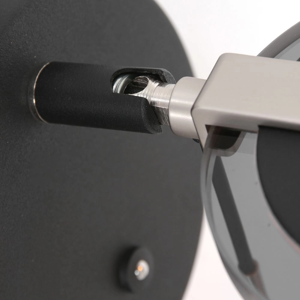 Wand leeslamp Turound zwart Steinhauer 8712746145458