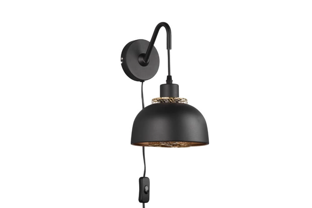 Zwarte wandlamp Punch Trio 4017807537390