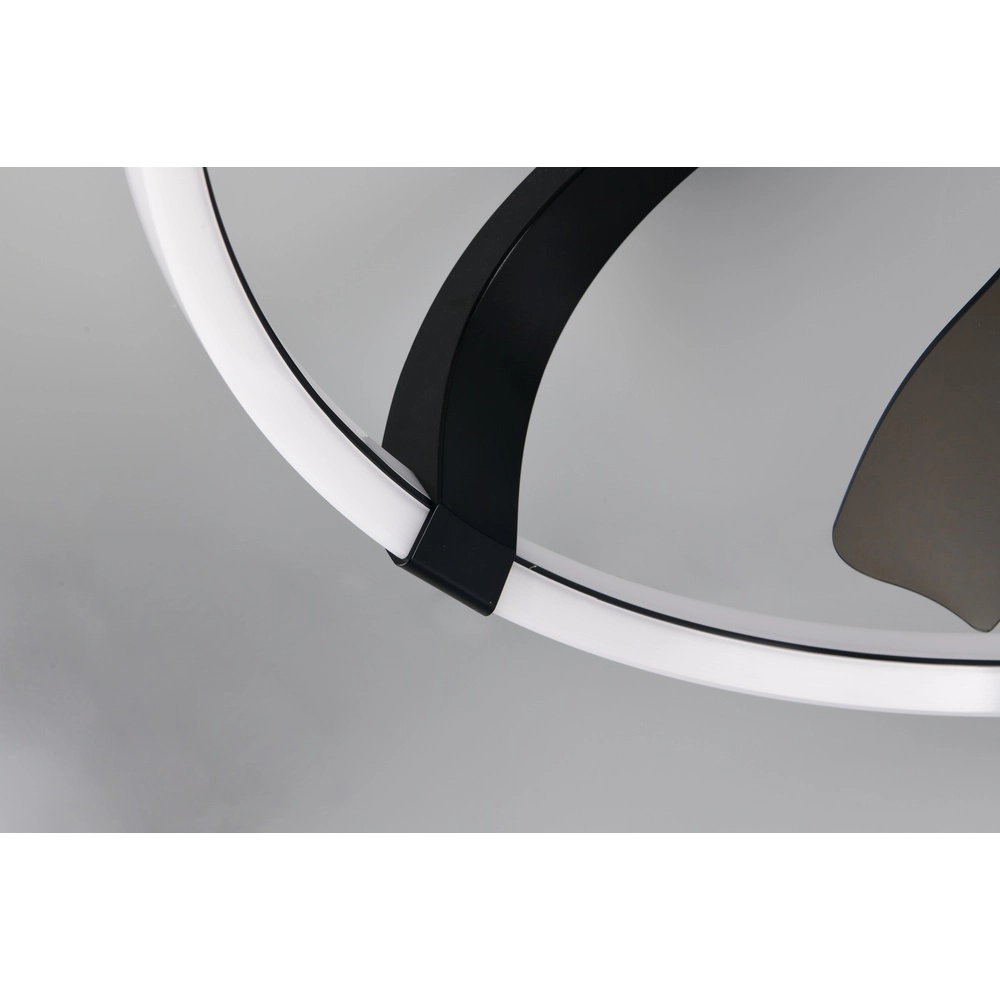 Smarthome ventilator Stockholm zwart Ø 73,5 Tuya Trio 4017807693133