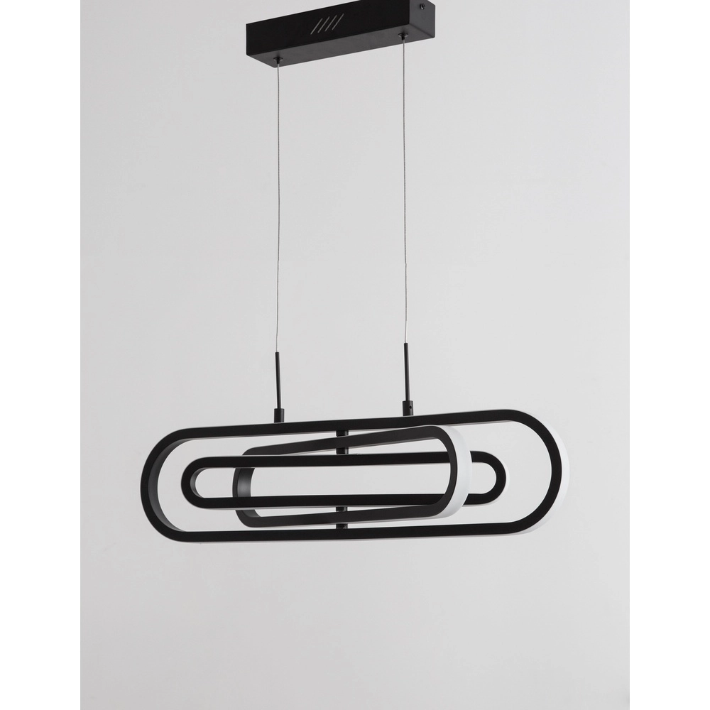 Design hanglamp Arte zwart ovaal Lyora 5212017426000