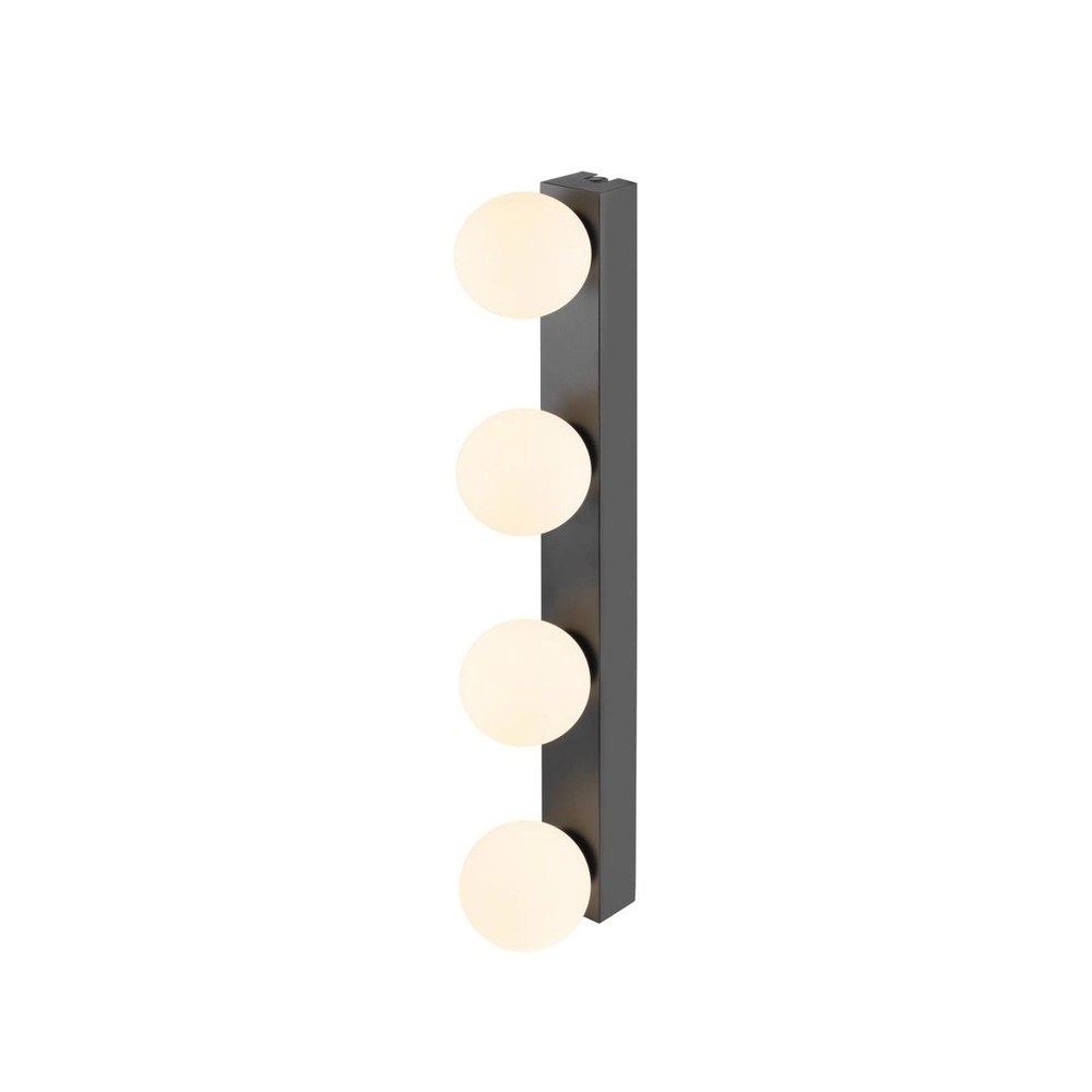Wandlamp Sun Mirror 3-lichts zwart SLV 4024163318310