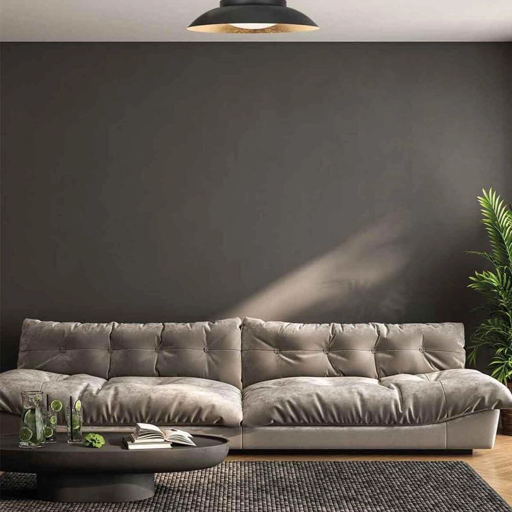 Plafondlamp Walcie zwart met goud Steinhauer 8712746176520