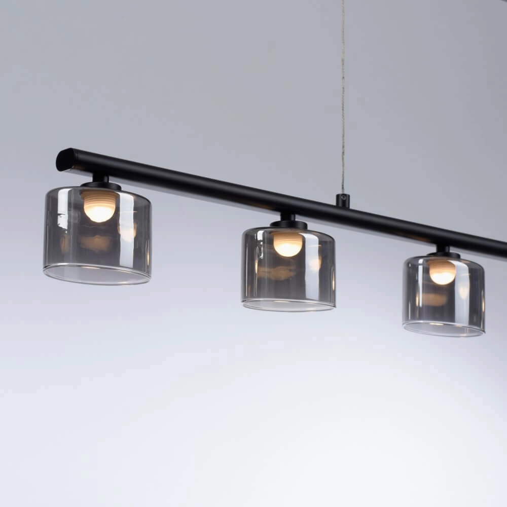 5-lichts hanglamp Hydra zwart Paul Neuhaus 4012248364970