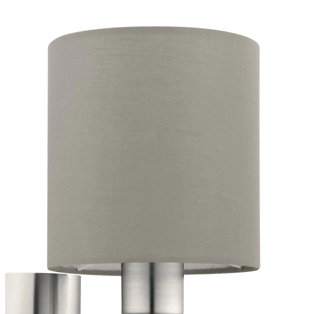Wandlamp Pasteri met taupe lampenkap Eglo 9002759949259