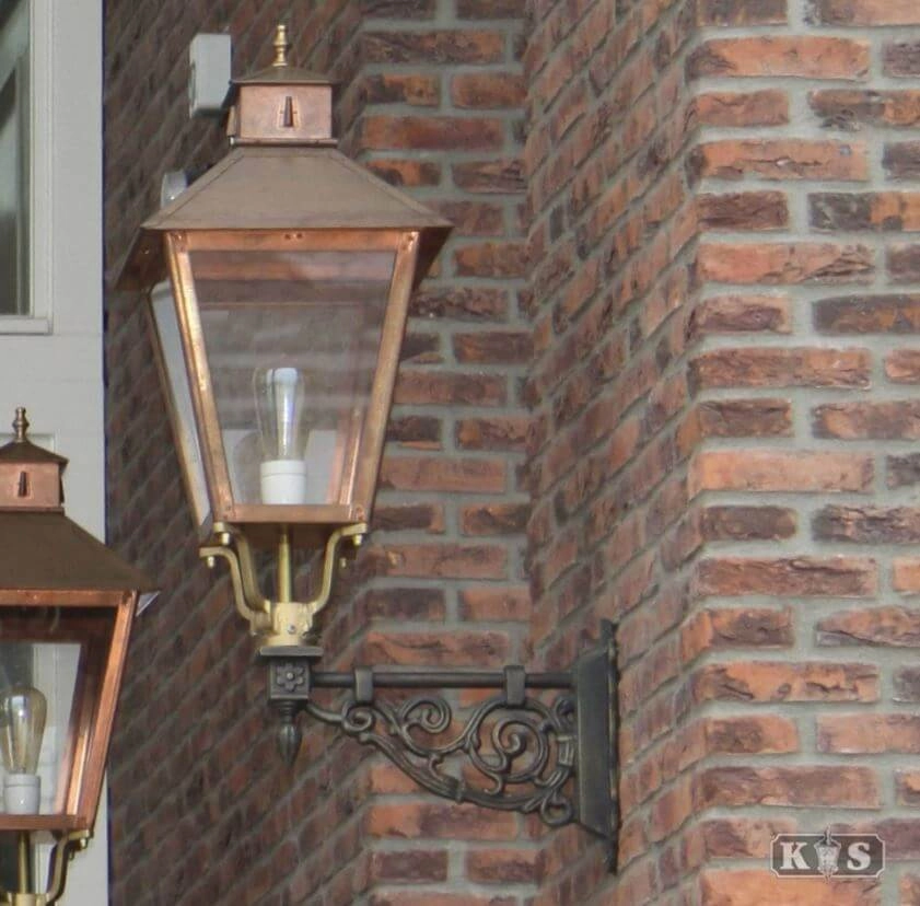 Nostalgische Wandlamp Brandenburg bronsbruin KS Verlichting 8714732126601