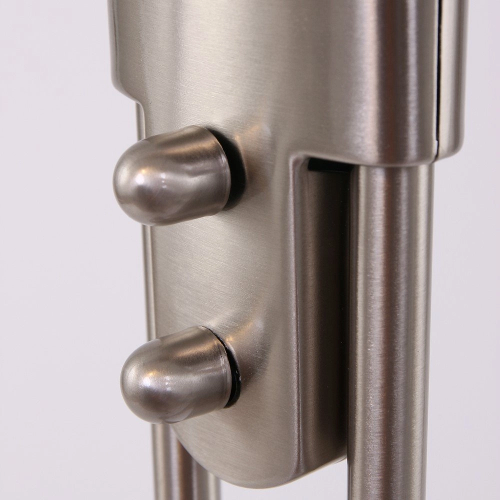 Vloerlamp Mexlite Up 180cm - 3000K metaalgrijs Steinhauer 8712746096354