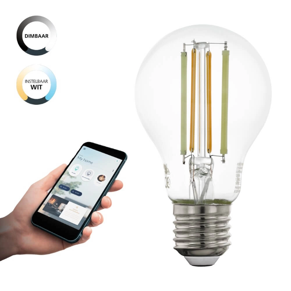 Led lampenbol Zigbee - E27 - 6 watt - 2200-6500K - A60 Eglo 9002759122355