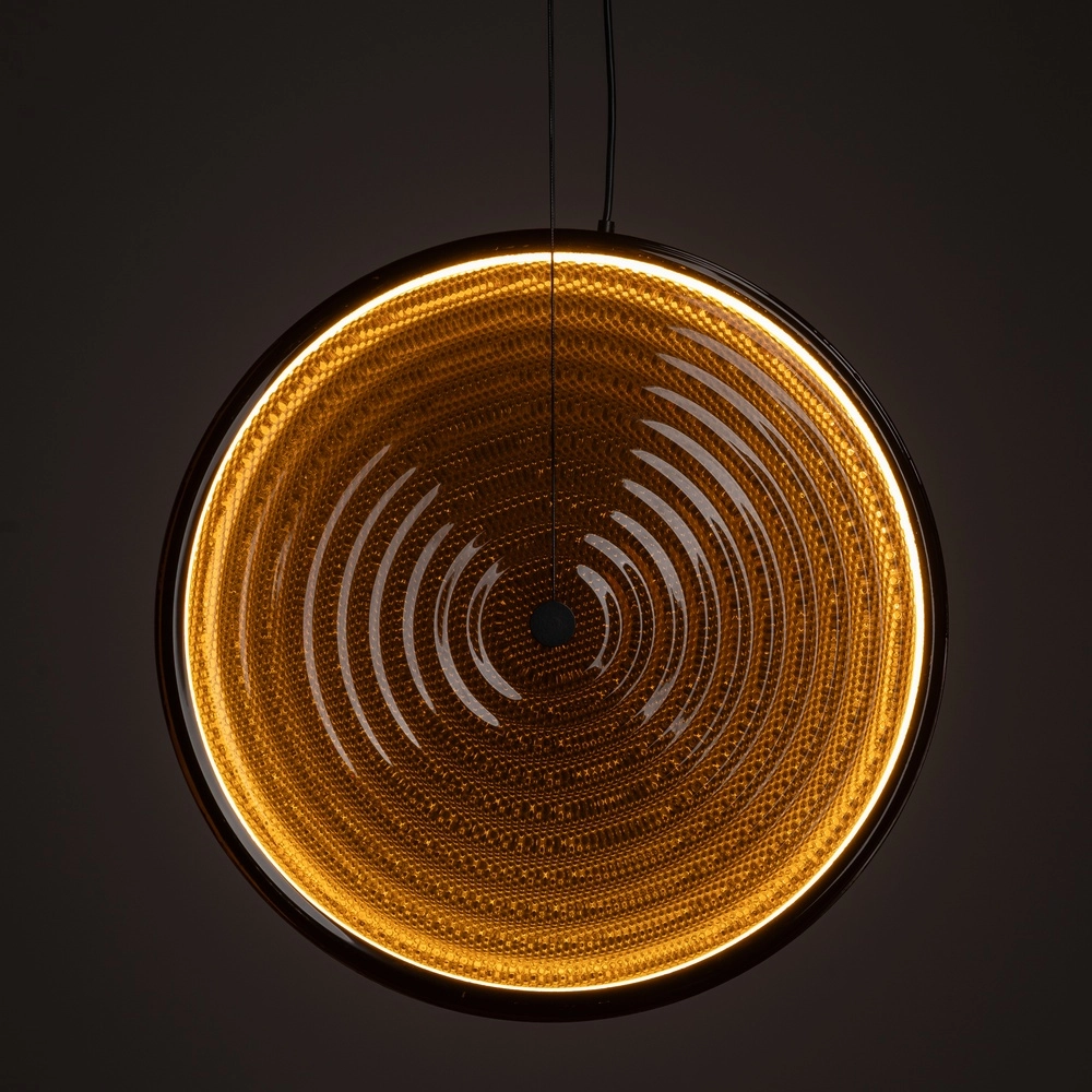 Design hanglamp Aura Led amber glas Lyora 5903139122337