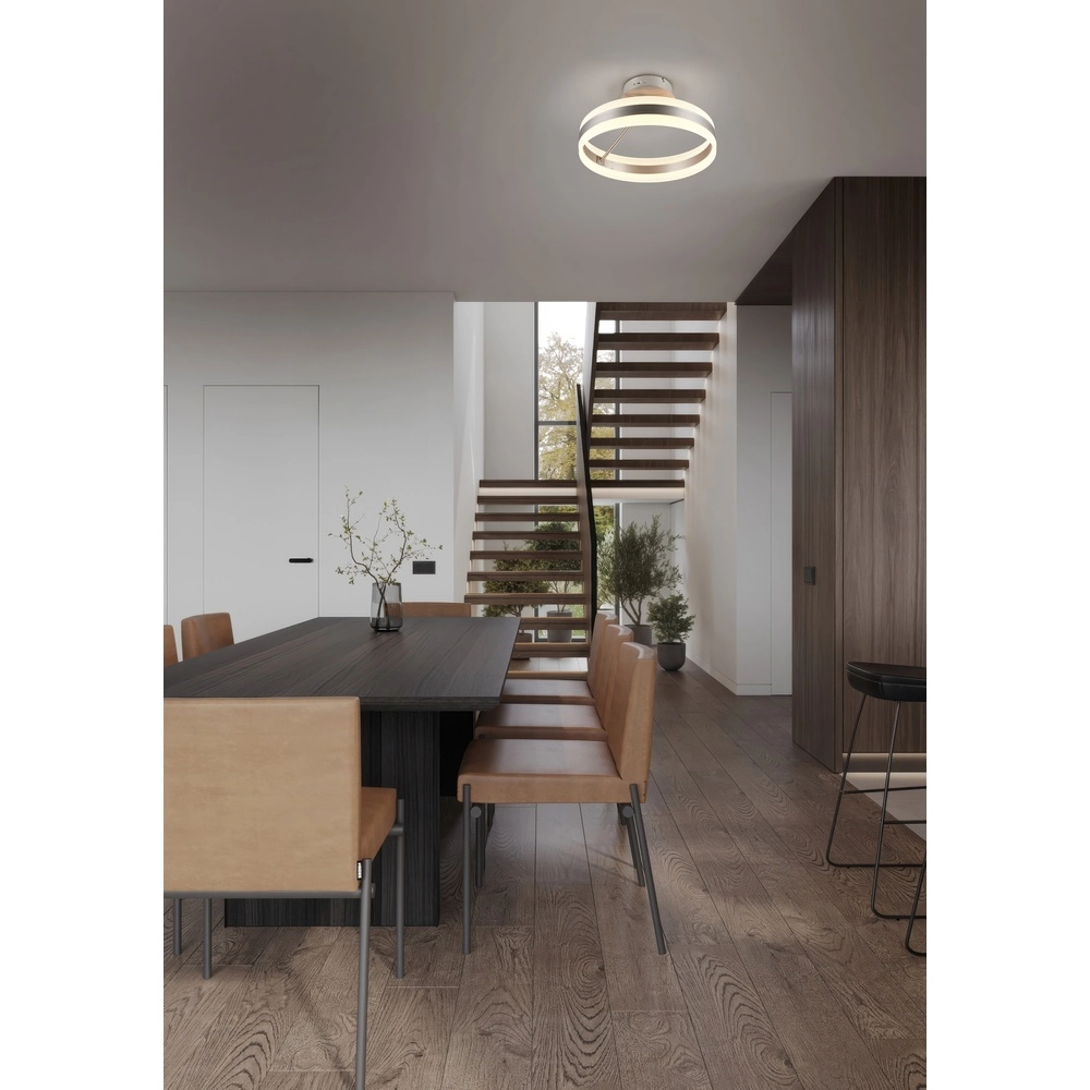 Design plafondlamp Dios nikkel Trio 4017807657708