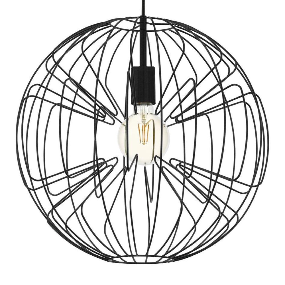 Hanglamp Okinzuri 1 zwart Eglo 9002759322526