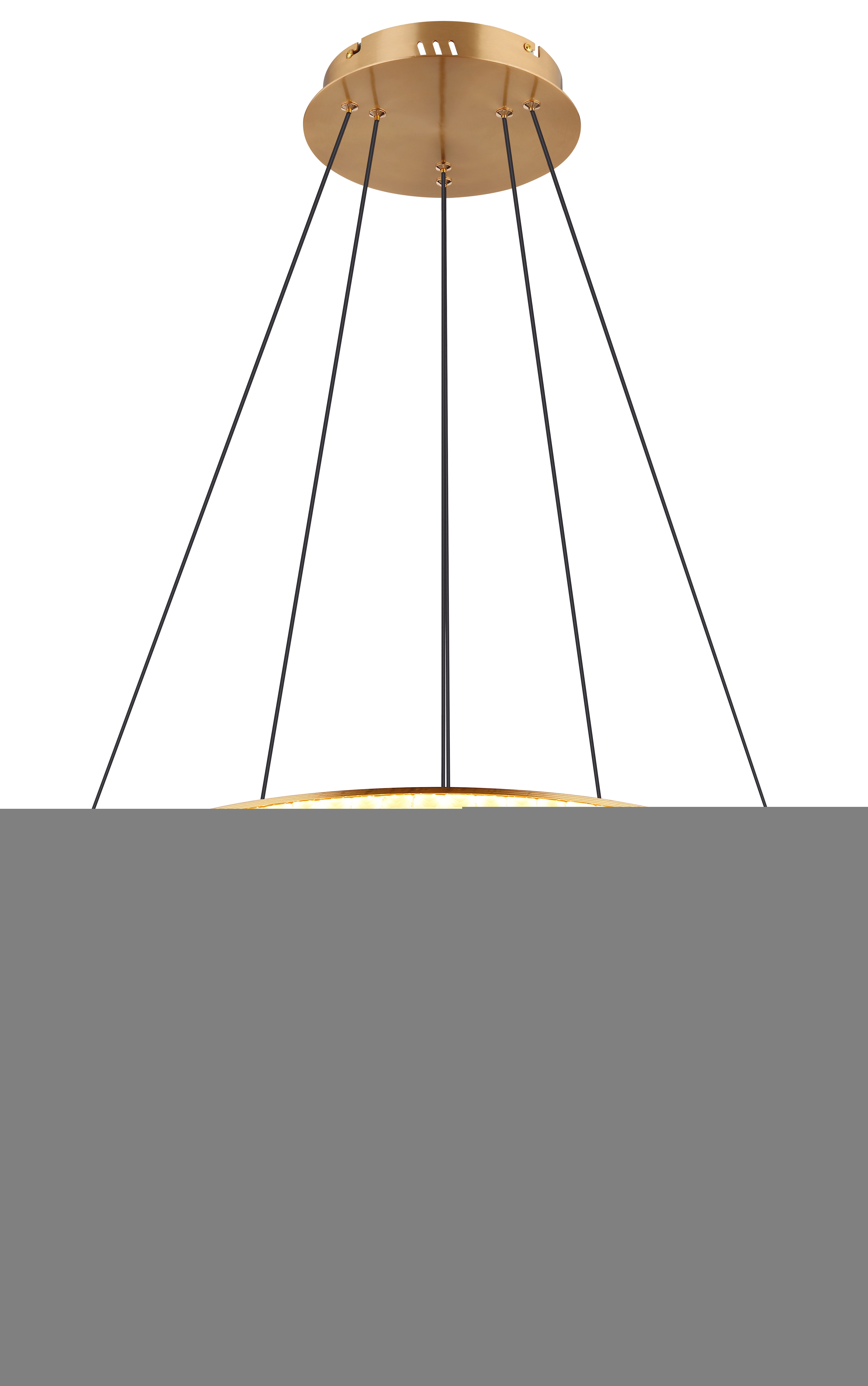 Hanglamp Blondie goud Ø 60cm Globo 9007371446469