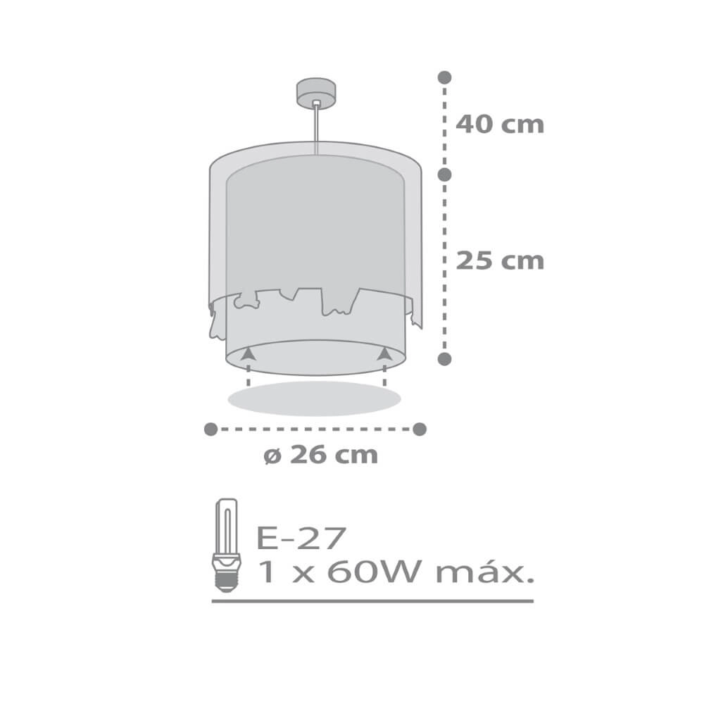 Kinderkamer hanglamp Loving Deer Dalber 8420406612720