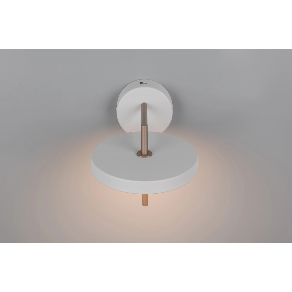Moderne wandlamp Keaton wit Trio 4017807655773