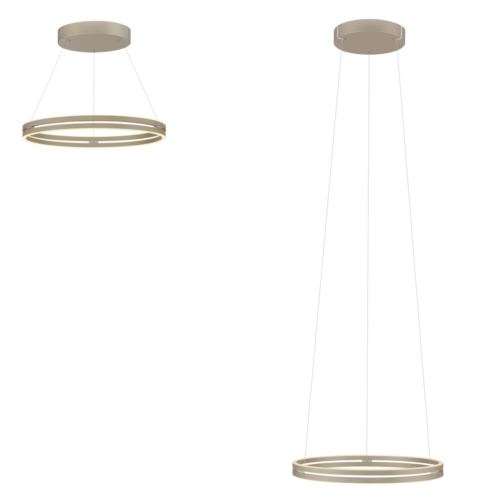 Kantoor hanglamp Pure E-Loop bronce - Ø 70cm Paul Neuhaus 4012248398364