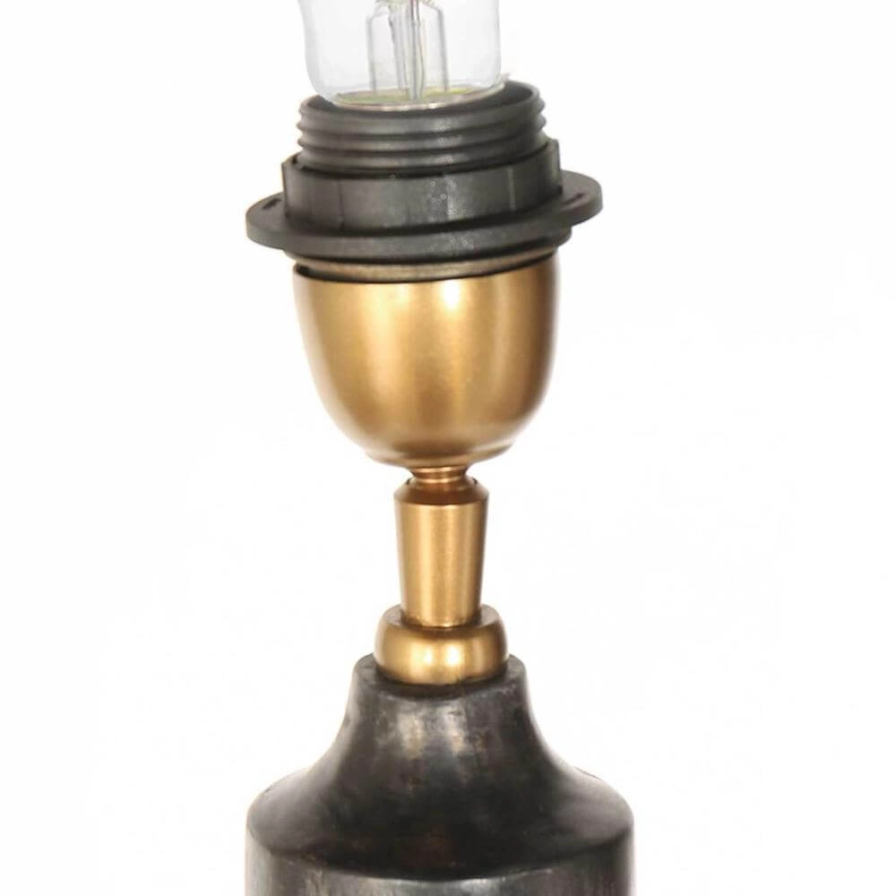 Vloerlamp Bois lichtblauwe kap Steinhauer 8712746175066