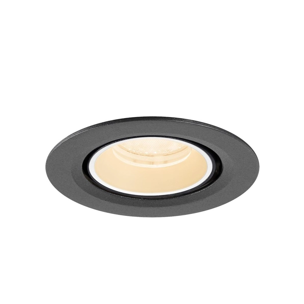 Inbouwspot Numinos Gimble XS zwart/wit 2700K - 40gr SLV 4024163307246