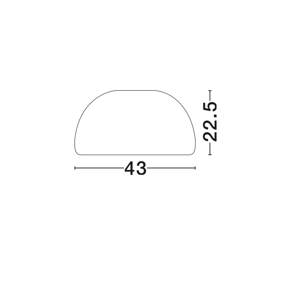 Moderne plafondlamp Davo grijs Ø 43cm Lyora 5212017495723