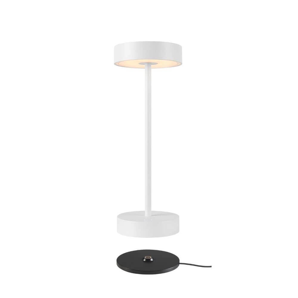 Buiten tafellamp Vinolina wit - oplaadbaar SLV 4024163276290