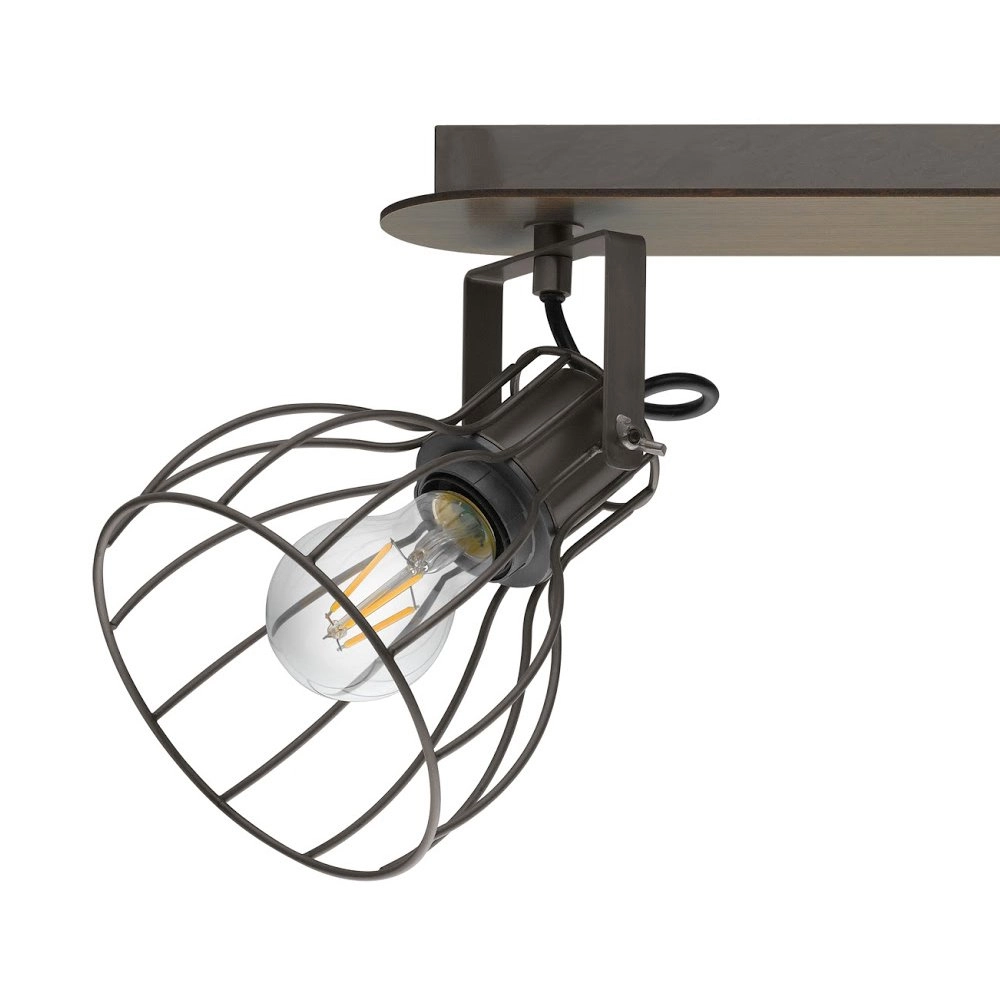 Plafondlamp Sambatello 2-lichts antiekbruin Eglo 9002759981358