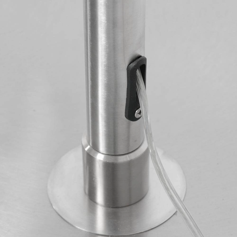 Booglamp Sparkled Light metaal met zwarte kap Steinhauer 8712746175516