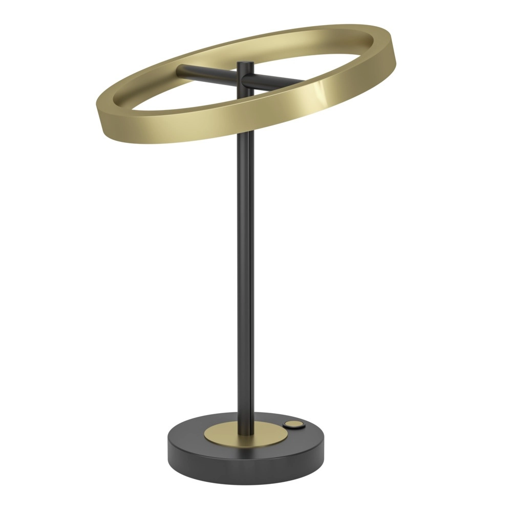 Design tafellamp Brest zwart met goud Design tafellamp Brest zwart met goud