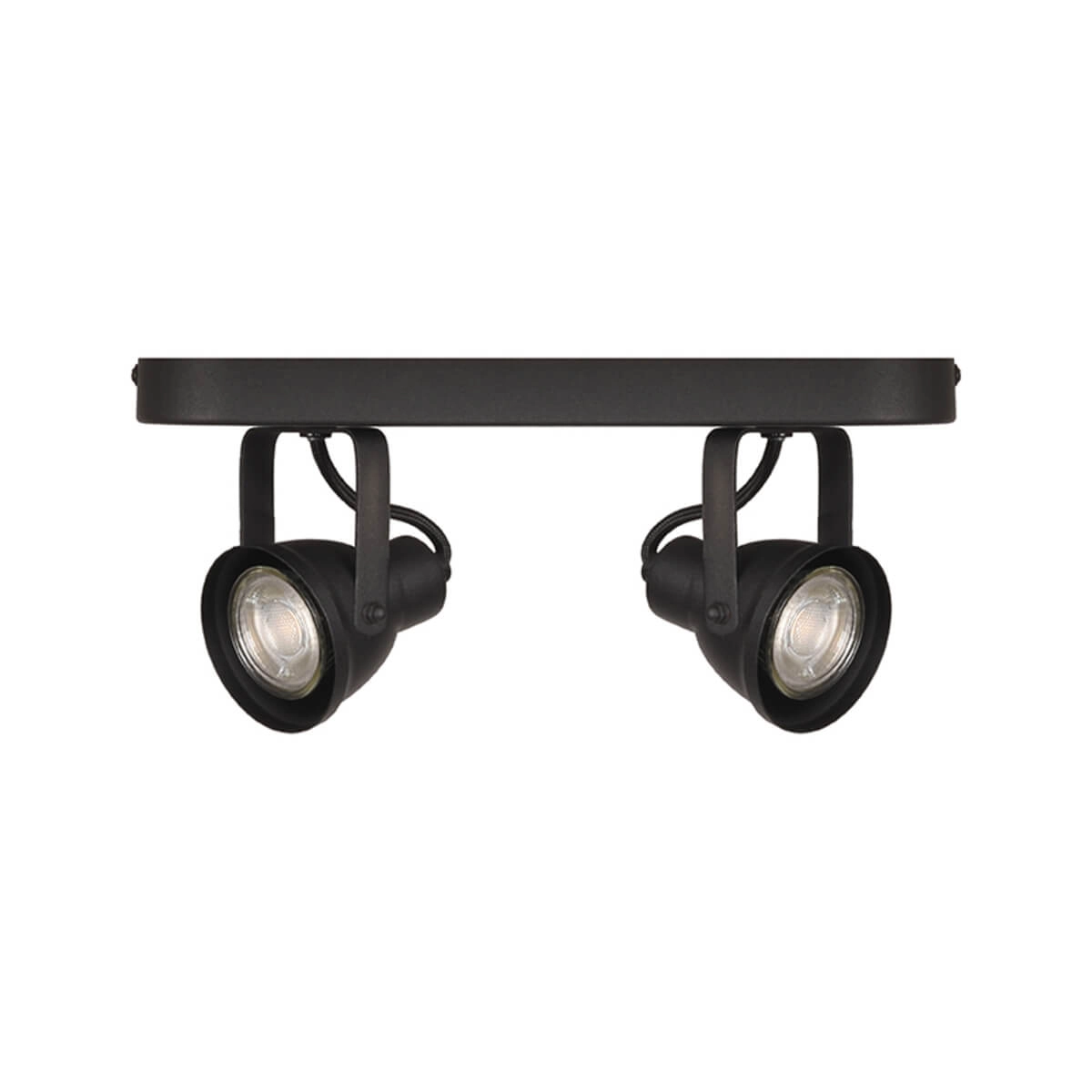 Zwarte spot Max led 2-lichts Label51 8719323328488