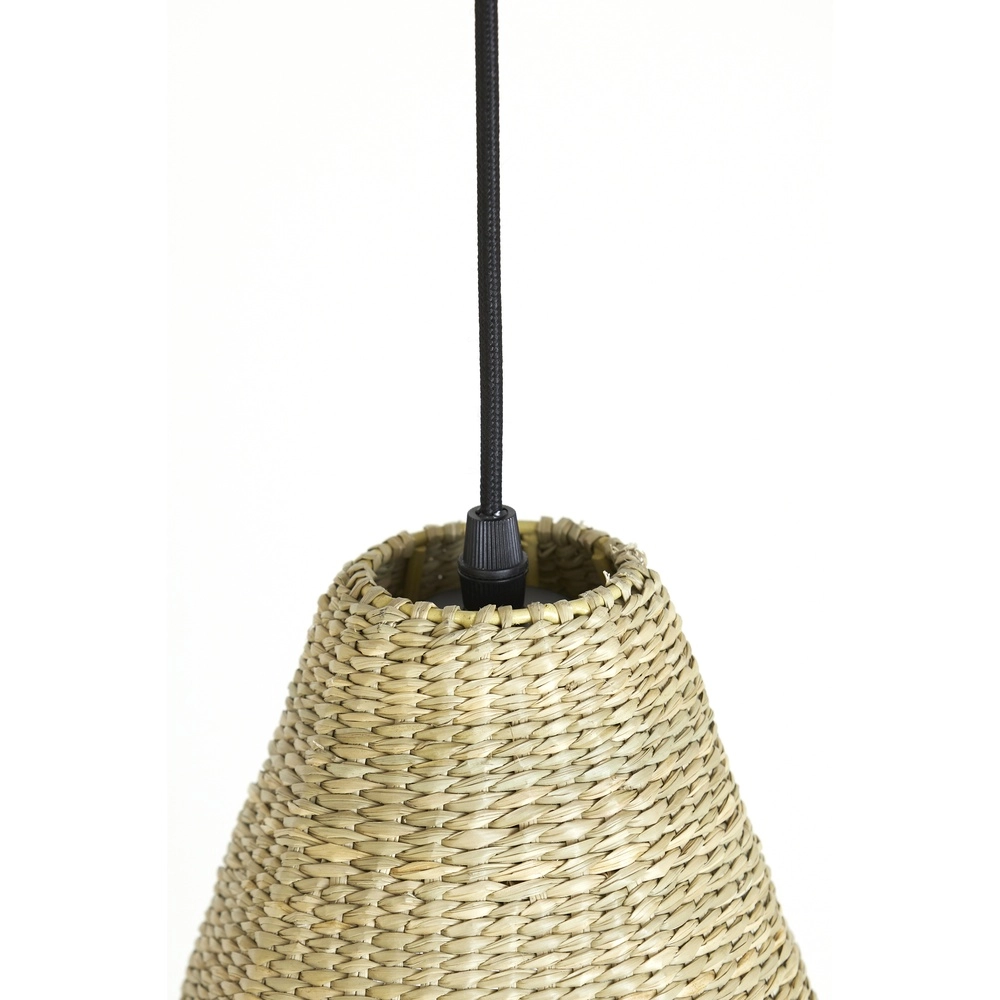 Zeegras hanglamp Latika 42cm hoog - 1x E27 Light & Living 8717807644031