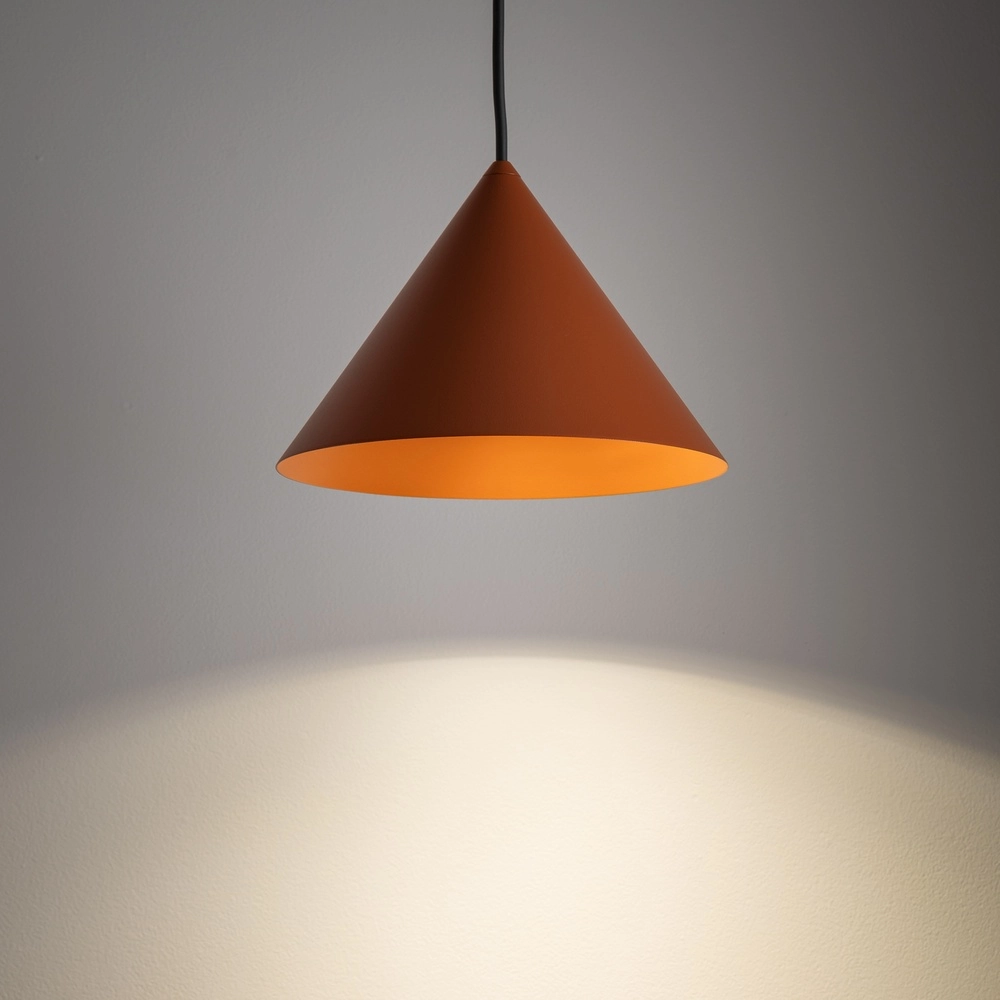 Design hanglamp Zenith terracotta Ø 20,5cm Lyora 5903139114905