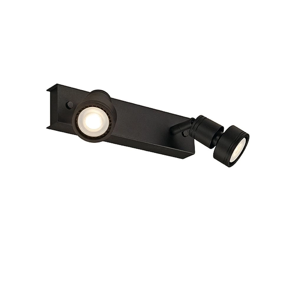 Opbouwspots Puri 2 2-lichts zwart SLV 4024163144582