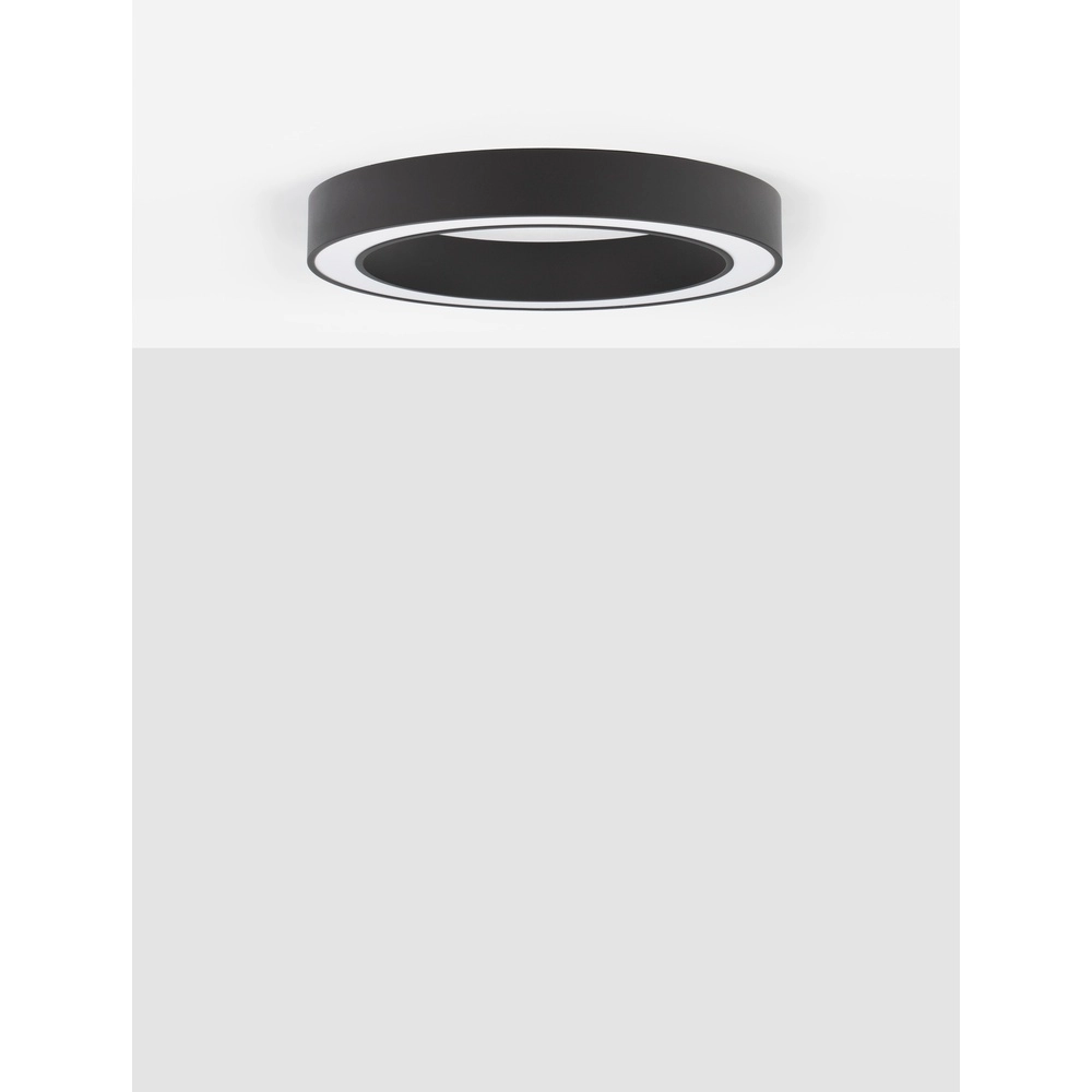 Plafondlamp Morbido zwart Ø 60cm Lyora 5212017438584