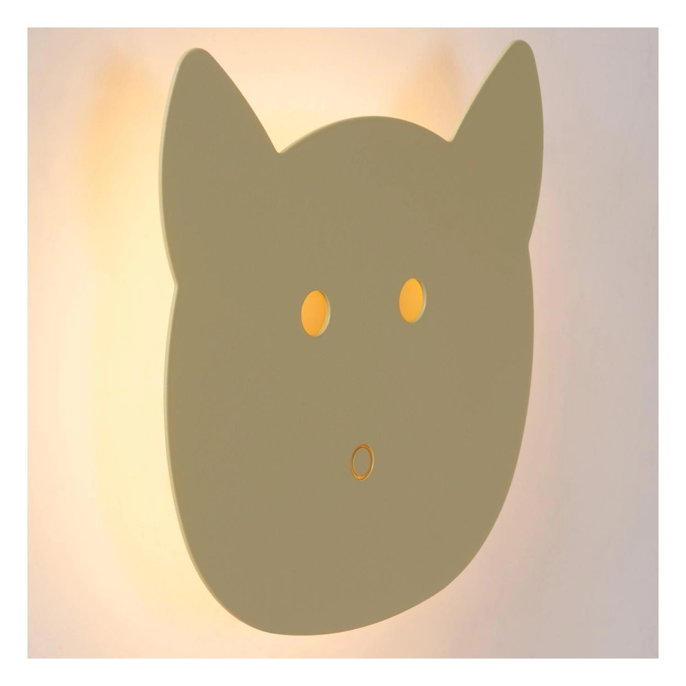 Kinderkamer wandlamp Charlie groen Lucide 5411212441768
