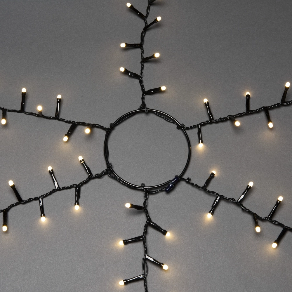 Verlichtingset 240cm - 6x 110 led - 2700K frosted voor kerstboom KonstSmide 7318306650137