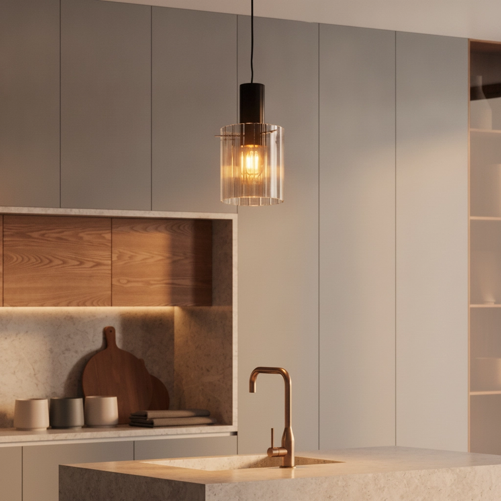 Design hanglamp Mirbi 1-lichts zwart