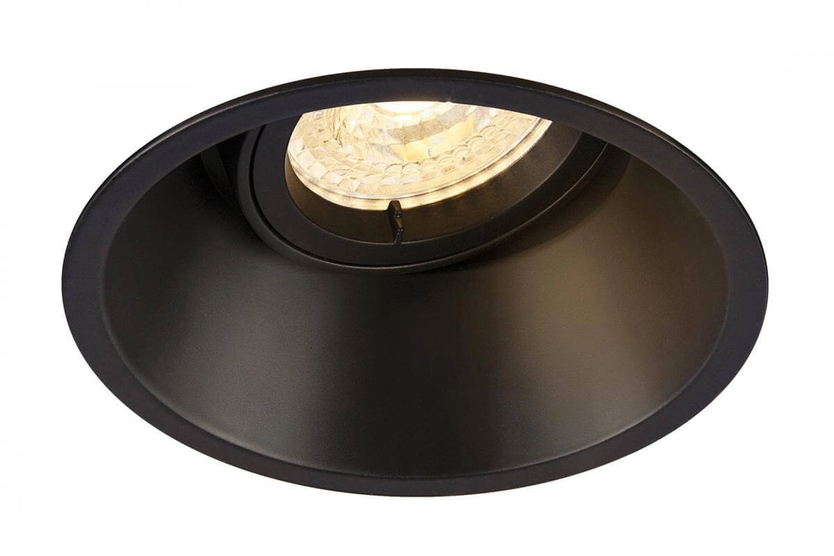 Inbouwspot Horn zwart 10,5cm