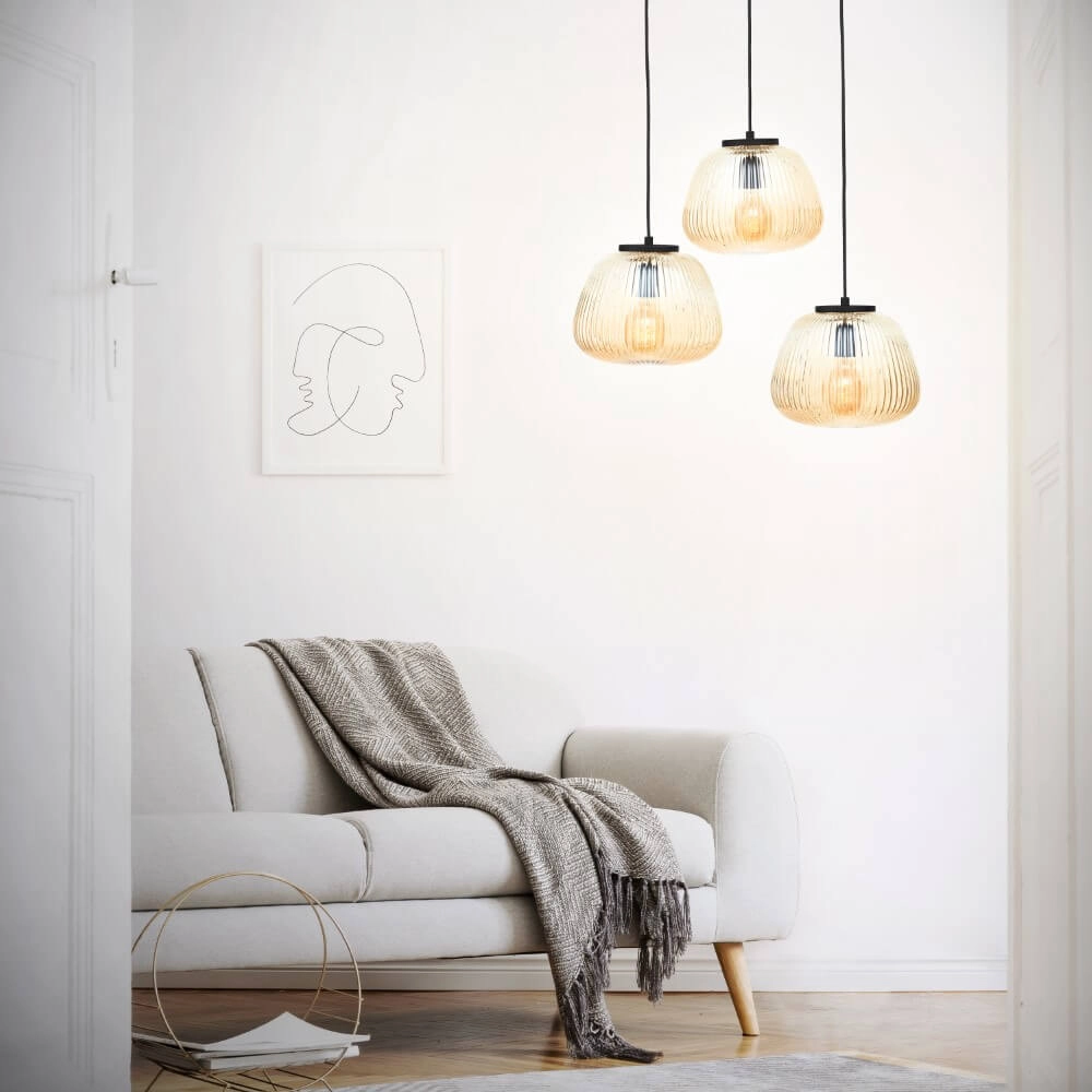 3-lichts hanglamp Kaizen rond Brilliant 4004353430107