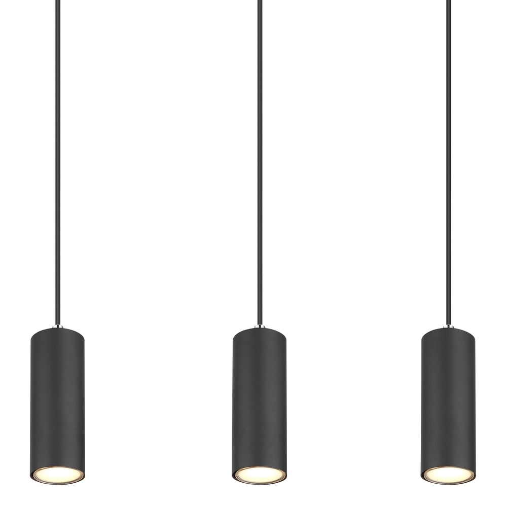 Hanglamp Robby 6-lichts zwart Globo 9007371436583