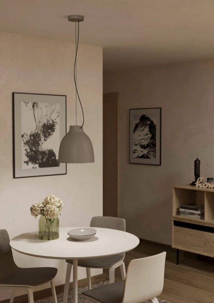 Taupe hanglamp Camasca Ø 28cm Eglo 9008606239061