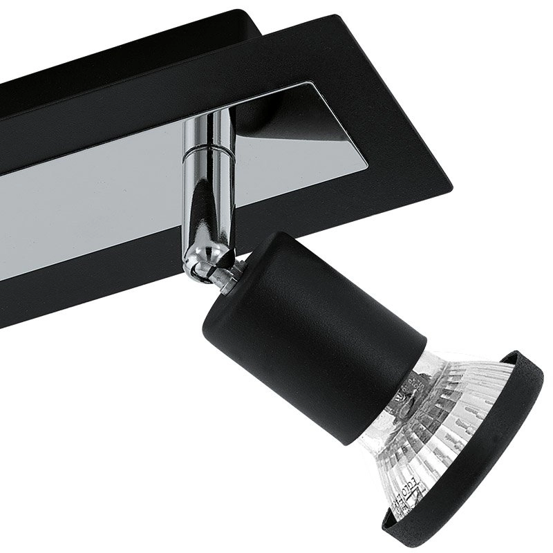 Ledspot Sarria 2-lichts zwart Eglo 9002759949648