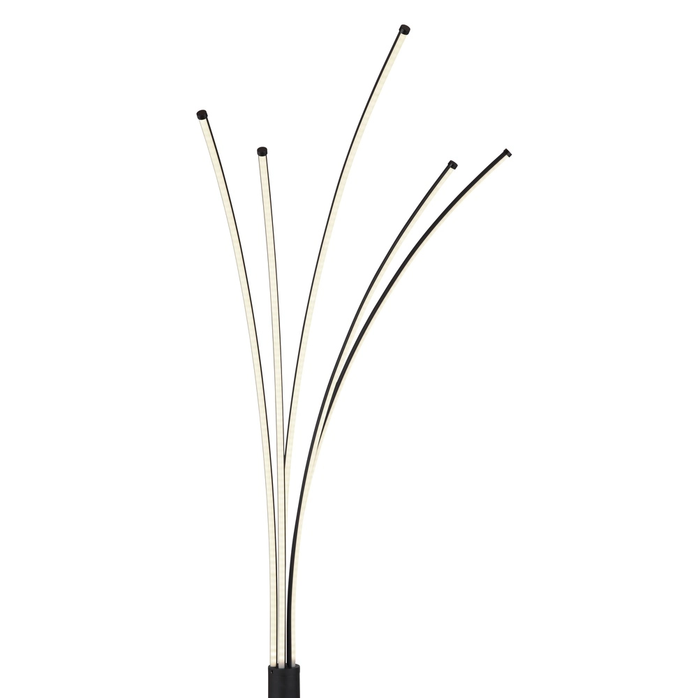 Moderne vloerlamp Bizzy zwart lichtkleur instelbaar Globo 9007371440276