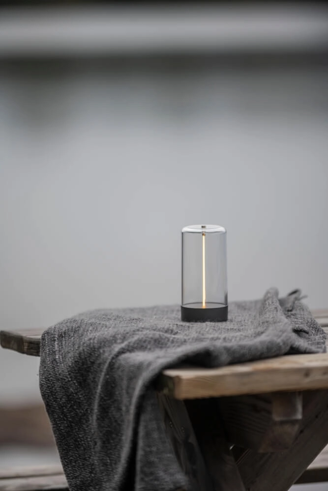 Oplaadbare lamp Edison XS antraciet KonstSmide 7318307849370