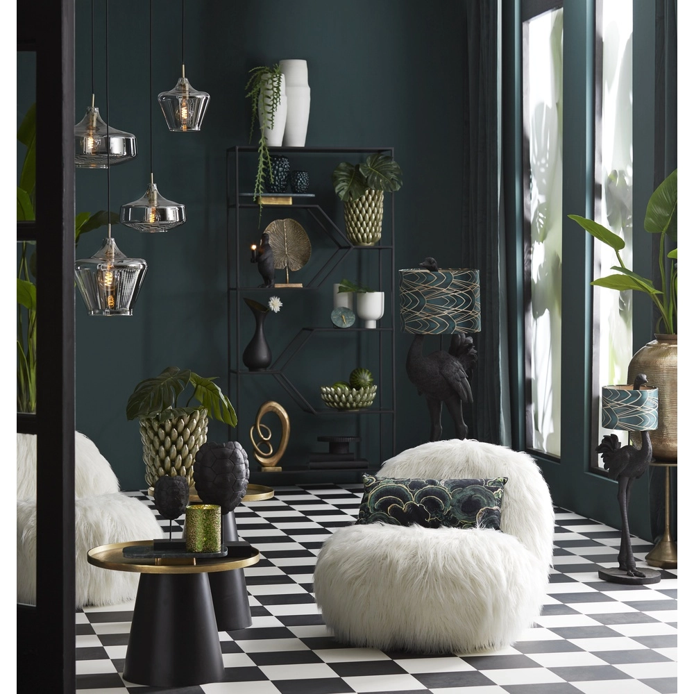 Smoke glazen hanglamp Solna Ø 39,5cm Light & Living 8717807680220