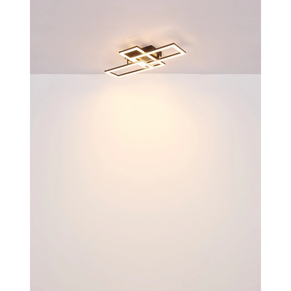 Zwarte design plafondlamp Sapena 61,4 x 34,1cm Globo 9007371456390