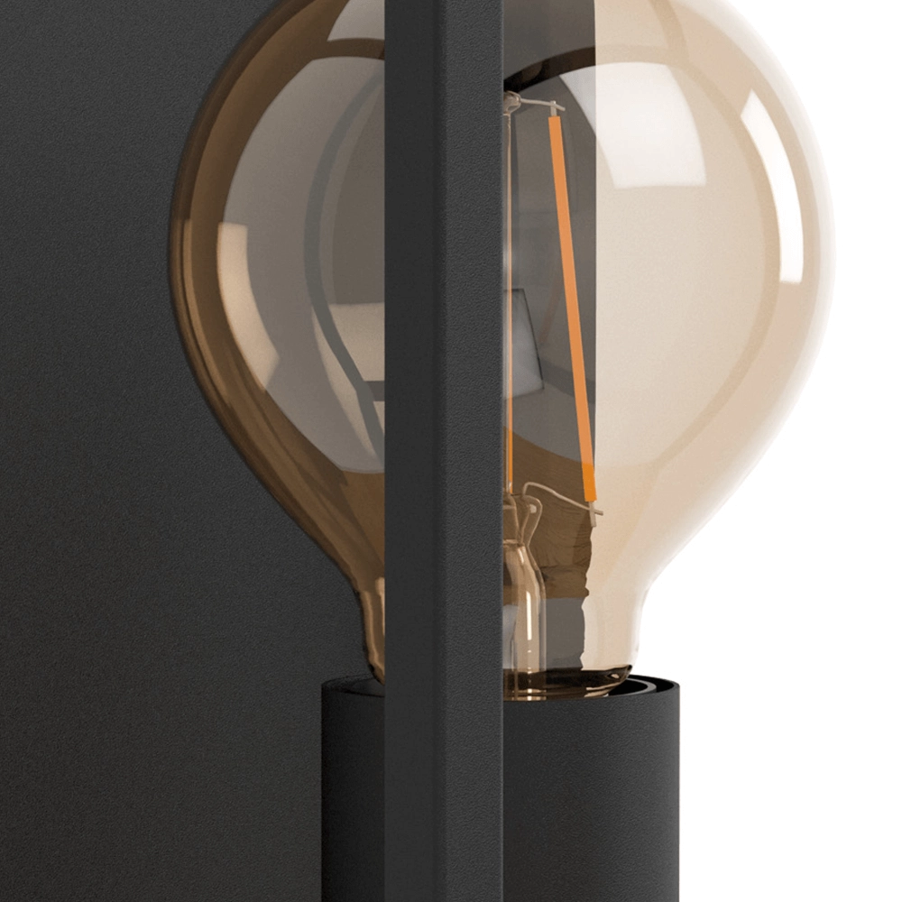 Wandlamp Libertad zwart met hout Eglo 9002759997960